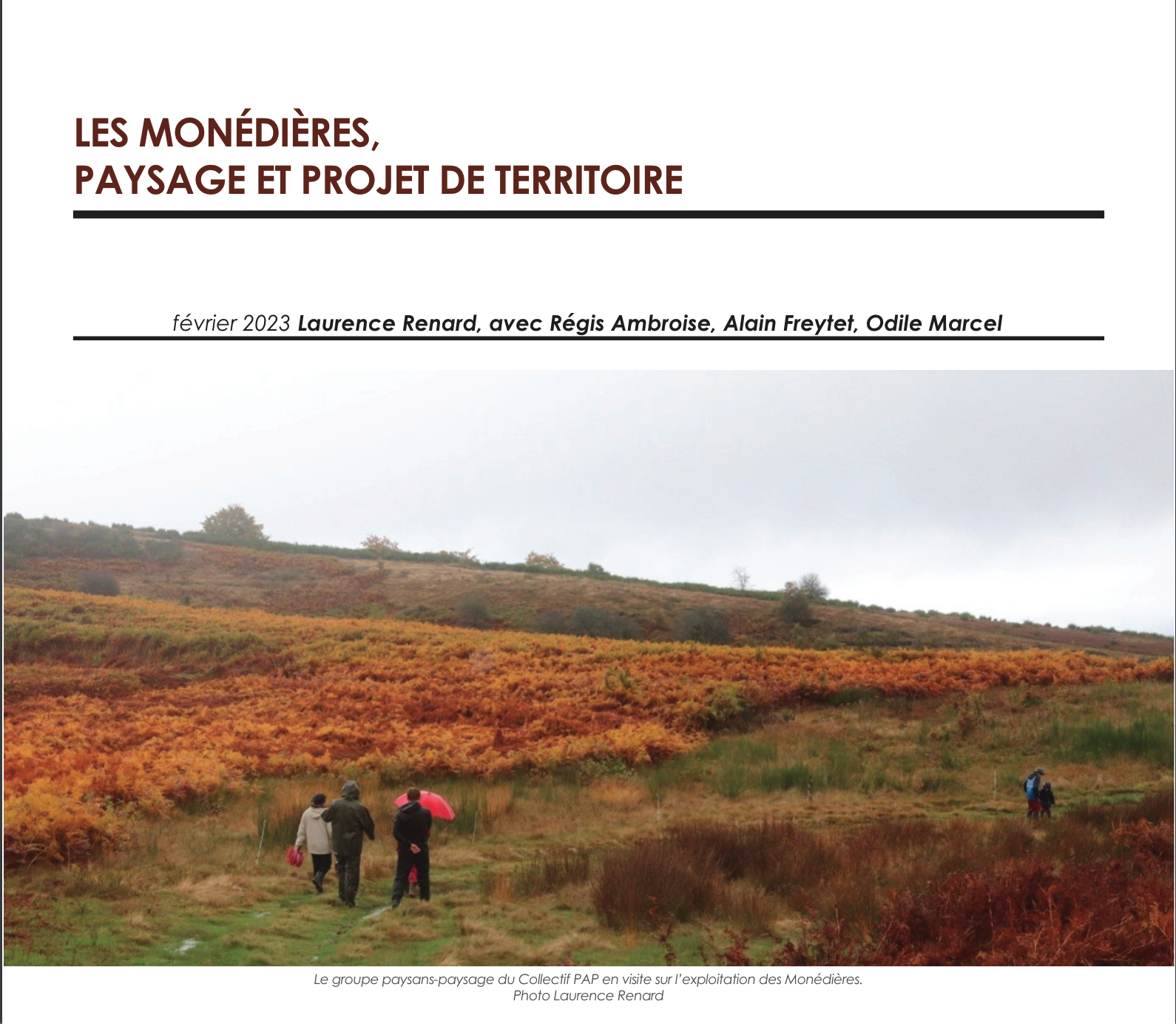 Lire la suite à propos de l’article Article : « Les Monédières, paysage et projet de territoire »